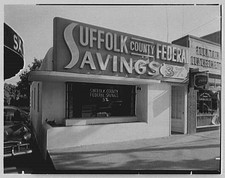 Smithtown Long Island NY 1953 Suffolk County Federal Savings Branch Exterior picture