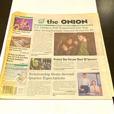 Vintage The Onion Satirical Newspaper Jan 2005 Janet Jackson Halftime Cover picture