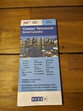 2005 AAA Greater Vancouver British Columbia Canada Map Brochure picture