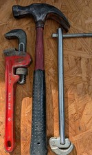 Lot of 3) RIDGID~No. 116 Claw Hammer, RIDGID 10