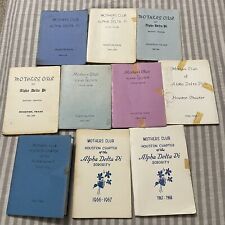 Alpha Delta Pi Mothers Club Booklets Houston Texas 1958-1968 picture