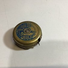 Antique 1936 Craftsman 1886-1936 50 Years Of Value “Golden Rule” 6’ Tape Measure picture