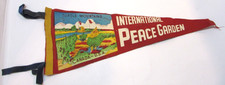 Old 1940s International Peace Gardens ND US Canada Antique 17