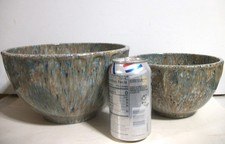2 Vtg Boonton Ware Thumbprint CONFETTI Bowls Melamine 2 Qt 4Qt 511-C  511A-2 picture