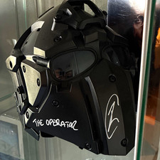 Signed Military Tactical Helmet/Mask Autographed 