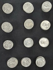 Vintage Shell's Famous Facts Faces Coin Game Lot Of 100 picture