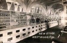 Grocery Store Interior Westwood CA California RPPC Photo Postcard COPY picture