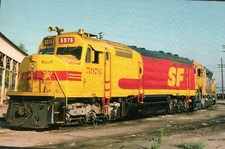 Rare Kodechrome color scheme of the SPSF, San Bernadino, CA Postcard picture