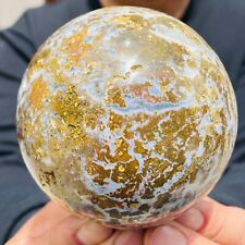 2.34lb Large Colorful Ocean Jasper Quartz Crystal Sphere Ball Geode Specimen picture