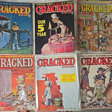 Cracked MAGAZINES 6 LOT  1960s As Shown Very Good Vintage Condition humor Satire picture