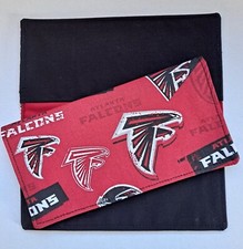 Cotton Fabric NFL Atlanta Falcons Checkbook Cover picture