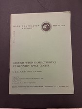 1969 NASA KSC Ground Wind Characteristics Apollo Saturn V Launch Report CR-1418 picture