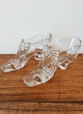 Antique 1876 Centennial Exposition Glass Shoe Pair by Gillinder & Son EAPG  picture