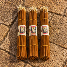 35 Beeswax Candles Jerusalem Holy Sepulchre Church Blessed Jesus Holy Land picture