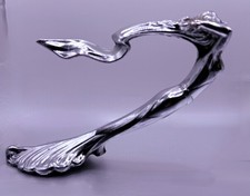 Chrome Flying Goddess Hood Ornament Vintage Style Mascot picture