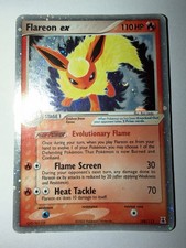 Pokemon TCG Flareon EX Holo Rare Card 108/113 Delta Species picture