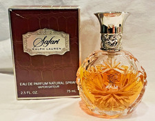 Vtg Cosmair RALPH LAUREN SAFARI 2.5oz Women's Eau De Parfum Natural Spray w/ Box picture