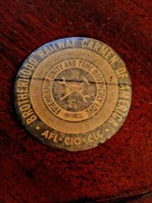 VINTAGE BROTHERHOOD RAILWAY CARMEN OF AMERICA UNION STICKER  picture