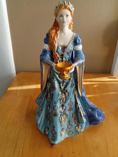 Chalice of Love figurine Royal Worcester ltd ed signed CW 549 holds the Grail picture