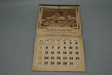 Vintage 1947 The Dollar Savings Bank Pittsburgh PA Advertising Calendar Babies picture