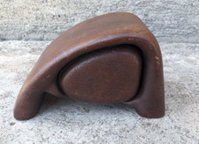 Michael Graham McCallister Box Imbuia Wood 1976 Jewelry Hand Carved Hippie Boho picture