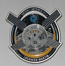 LOCKHEED ARTEMIS 2 ORION CHALLENGE COIN KOCH NASA SPACE WISEMAN GLOVER HANSEN  picture