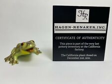 Hagen Renaker #118 4028 Frog Smiling NOS Last of the Factory Stock 2021  picture