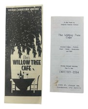 Vintage Ellen's Willow Tree Cafe Menu Lot Sanford FL Florida Pre-Hollerbach's picture