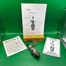 RENTZ Visible Vintage Antique Motorcycle 18mm Spark Plug NOS With Box & Brochure picture