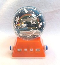 Vtg Niagara Falls Canada Souvenir Dry Globe Mechanical Perpetual Roller Calendar picture
