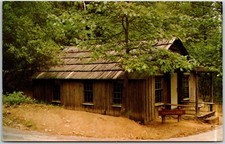 Marshall's Cabin, Sutter's Mill, Coloma, California - Postcard picture