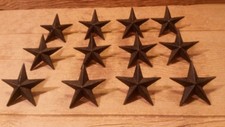 Twelve (12) Large Cast Iron Nail Stars Set of Twelve (12) 02110 picture
