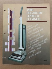 Vintage HOOVER CO N. Canton OH Brochure Pamphlet Vacuum Cleaner Decade 80 #113 picture