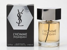 Yves Saint Laurent L'Homme Eau De Toilette Spray 100ml / 3.3 oz Cologne Men New  picture