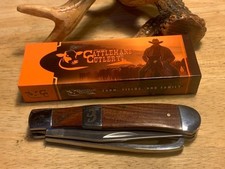 Cattleman's Cutlery Hoof Pick Trapper Rosewood 4 1/8