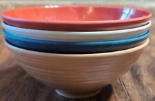 Vintage GHP GOURMET HOME PRODUCTS CEREAL SOUP BOWLS LOT OF 4 MELMAC MELAMINE picture