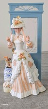 Vintage AVON The 1993 Mrs. Albee Award Full- Size Porcelain Lady w/ Box+Card picture