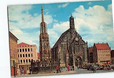Postcard Hauptmarkt Nürnberg Germany picture