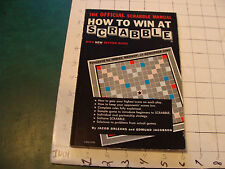 HIGH GRADE UNREAD: How to Win at SCRABBLE c. 1953 clean & tight, 59pgs picture