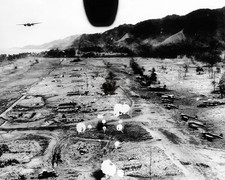 New Guinea B-25 Mitchell Bombing Japanese Planes WWII 8x10 Photo Print HT4136105 picture
