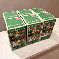 Mr. Christmas Mystery Mini Elf Ornaments SET of 6 Collect Them All picture