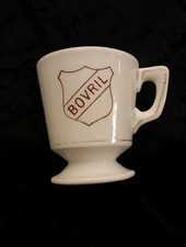 Vtg 1930s Bovril Pedestal Mug Antique Promotional Advertising Cup No Makers Mark picture