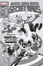 Amazing Spider-Man #37 E 1:100 Paolo De Lorenzi Disney 100 Secret Wars Black And picture