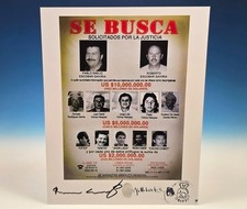Roberto Escobar Autograph Fingerprint 8 1/2 x11 Wanted Poster Photo Pablo Narcos picture