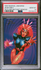 1994 Marvel Universe Flair Inaugural Edition Mutant Genesis Jean Grey PSA 10 picture