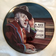1983 Judy & Jimmy Durante American Heritage Celebrity Clown Plates Fine China  picture