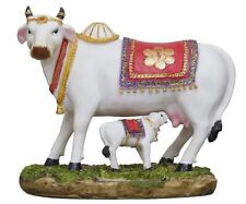 Standing Cow and Calf Separate On Base for Home Decoration-Length-9 Inches picture