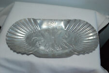 Vintage Hammered Aluminum Rose  Blossom  Tray picture