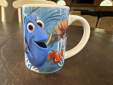 Disney Pixar Finding Dory Ceramic Coffee Mug Nemo Coral Reef Wraparound Scene picture