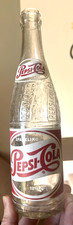 NICE PEPSI-COLA BOTTLE RED & WHITE LABEL HAVANA, IL 1950'S ERA CLEAN L@@K picture
